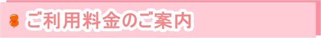 ご利用料金のご案内