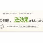 プロが教える「やりがちな掃除ミス」